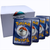 Shuffle Shark Premium Bundle box with four repacked 50-card Pokémon TCG packs shown from the card backs