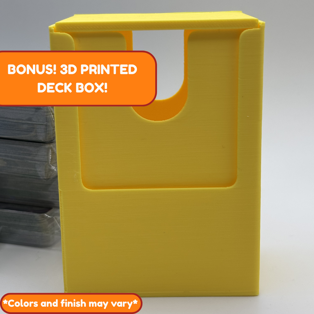 Bonus three-dimensional printed deck box