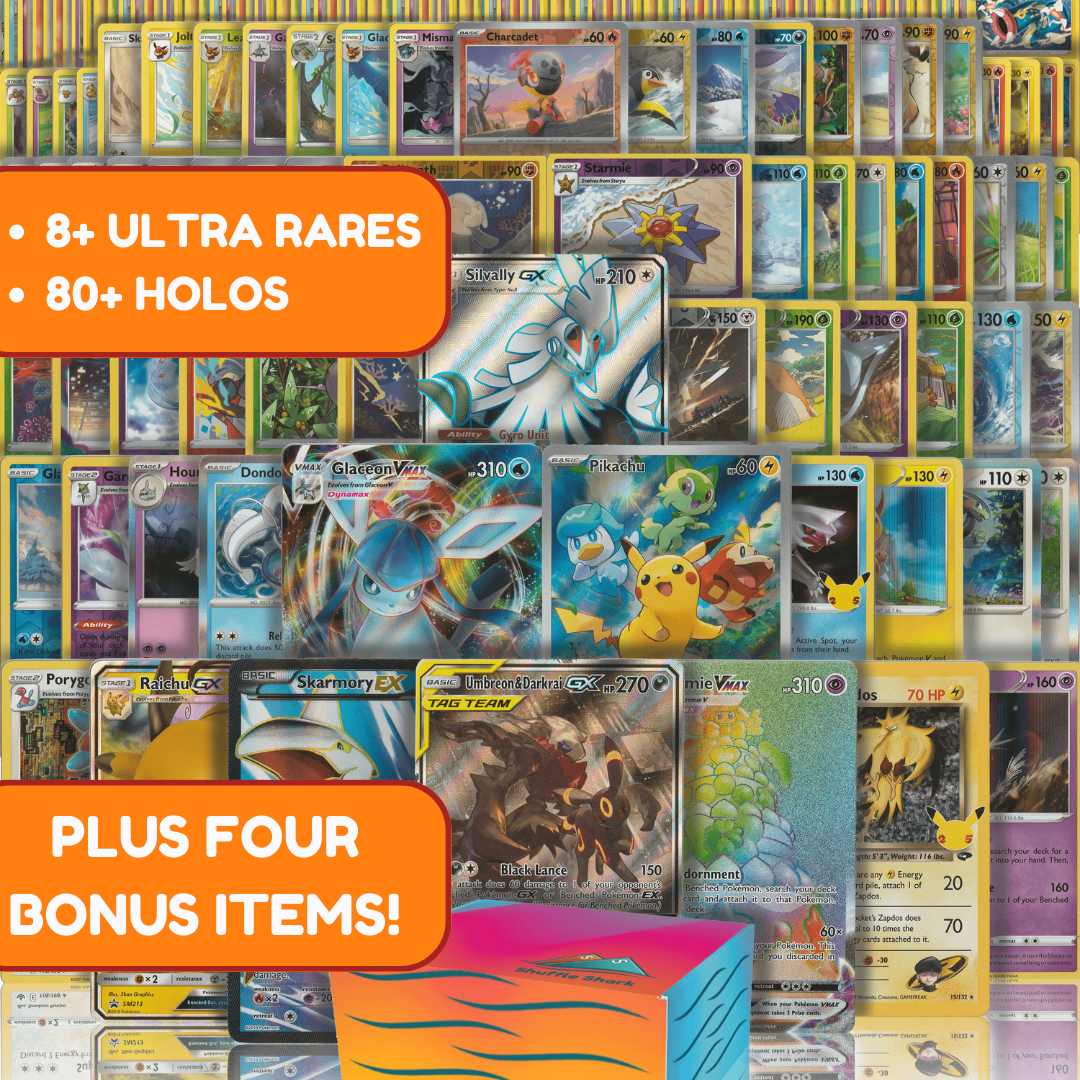 Champion Bundle Pokémon card assortment