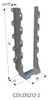 CDLDS212-2 DOUBLE SHEAR FACE-MOUNT HANGER