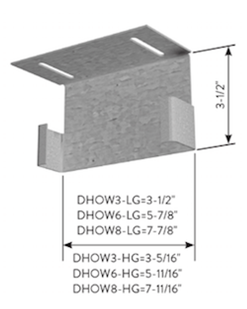 DHOW3-LG DRIFT HEAD OF WALL 3-5/8IN 14GA