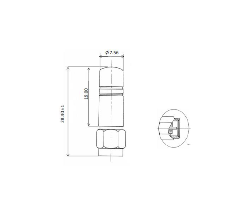 Antenne 2,4 GHz-SMA-Short