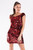 EVA&LOLA  DRESS sequins RED 54005-1
