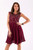 EVA&LOLA  DRESS eggplant 46036-4
