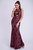 EVA & LOLA DRESS - Maroon 26011-2