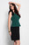 3920-3 Vest dress with decorative frills - green