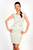 3604-2 linen dress with a zip-type vest - mint sorbet