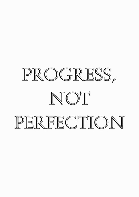 Progress, Not Perfection Artwork / Design