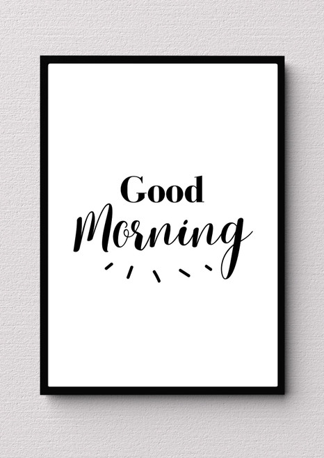 Good  Morning Artwork / Wall Art