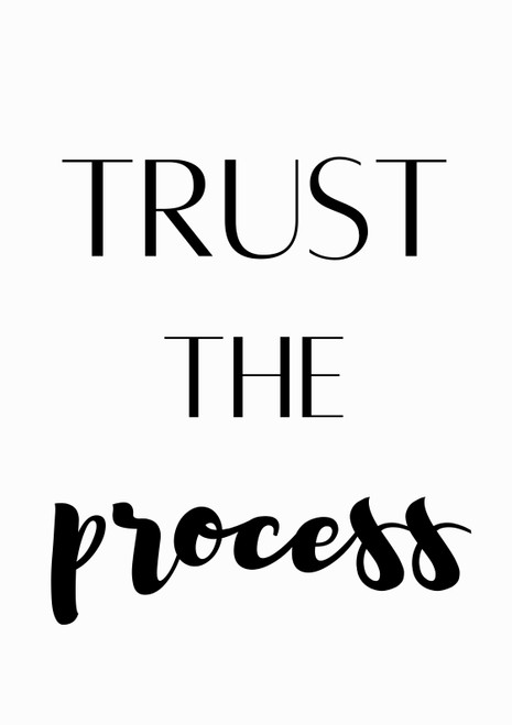 Trust The Process Artwork / Wall Art