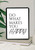 Do What Make You Happy Artwork / Wall Art