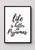 Life Is Better In Pyjamas Artwork / Wall Art