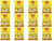 Roberts Gold Instant Ginger tea with Lemon 360g (20 Sachets) - 12 Pack