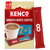 Kenco 2 In 1 Smooth White Coffee 8 Sachets (8x12.4g) - 12 Pack.