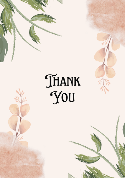 Thank You Artwork / Design