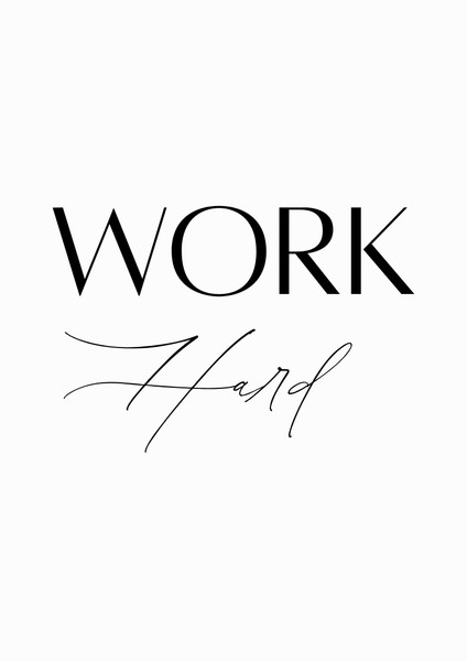 Work Hard Artwork / Design