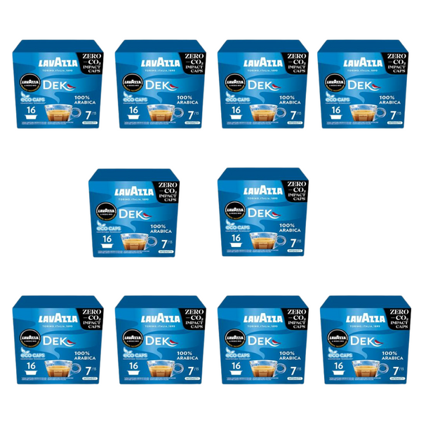 Lavazza a Modo Mio Dek Decaf Eco Caps 100% Arabica 120g- 10 Pack.