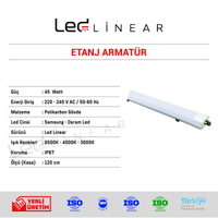 IP 67 Etanj Armatür 120 CM - 45W