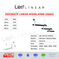 Snag Dekoratif Linear Aydınlatma