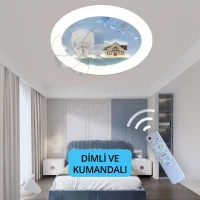 MAVİ FANLI AVİZE
