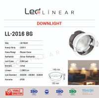 Reflektörlü LED Downlight 18W