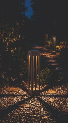Kare Bollard Bahçe Aydınlatma 40 cm 7W | Led Linear