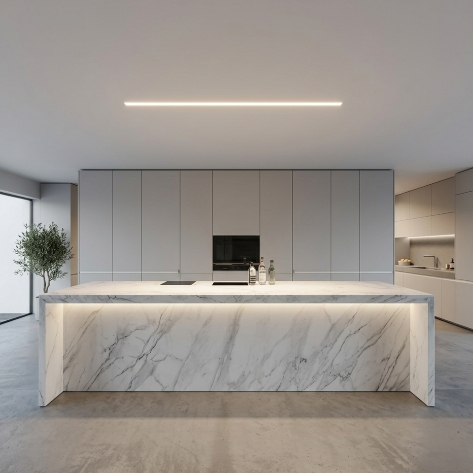 Sıva Altı Linear Aydınlatma 50x35 Kasa