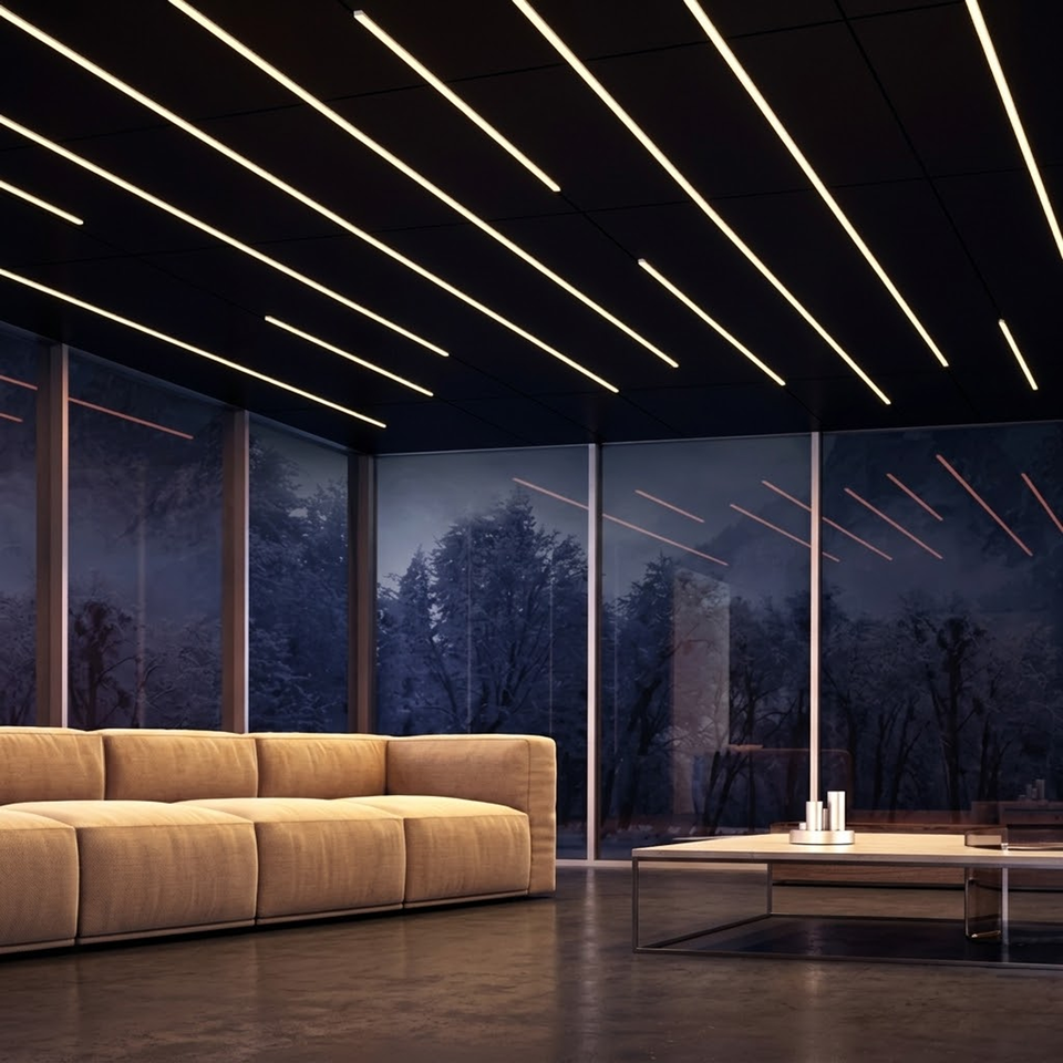 Sıva Altı Linear Aydınlatma 50x35 Kasa