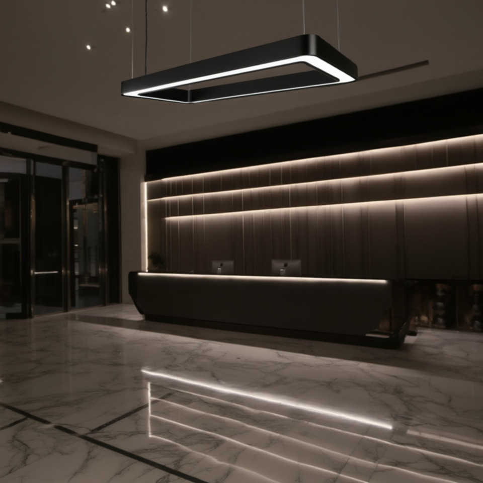 Radius Dikdörtgen Simit Linear Aydınlatma