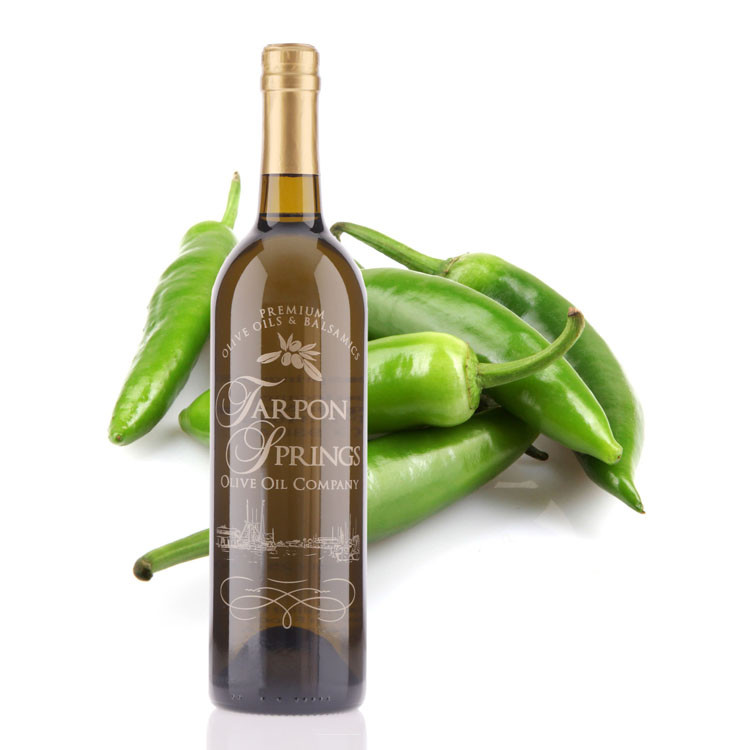 Baklouti Green Chili Olive Oil Tarpon Springs Olive Oil Company