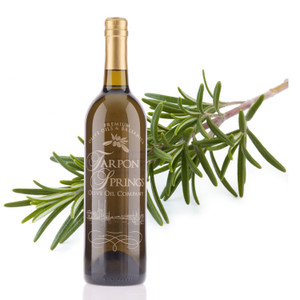 A 750mL bottle of Rosemary Fused Olive Oil A 750mL bottle of Rosemary Fused Olive Oil