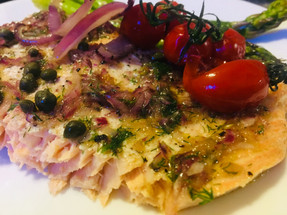 Salmon with Dill and Red Onion Relish Salmon with Dill and Red Onion Relish