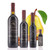 Four different size bottles of Tarpon Springs Cinnamon Pear Dark Balsamic Vinegar