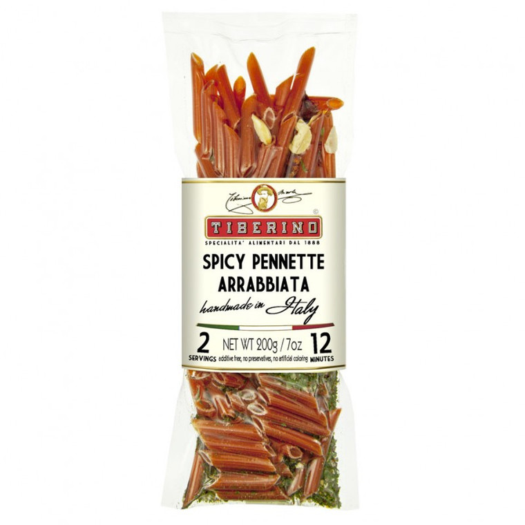 package of Spicy Pennette Arrabbiata pasta