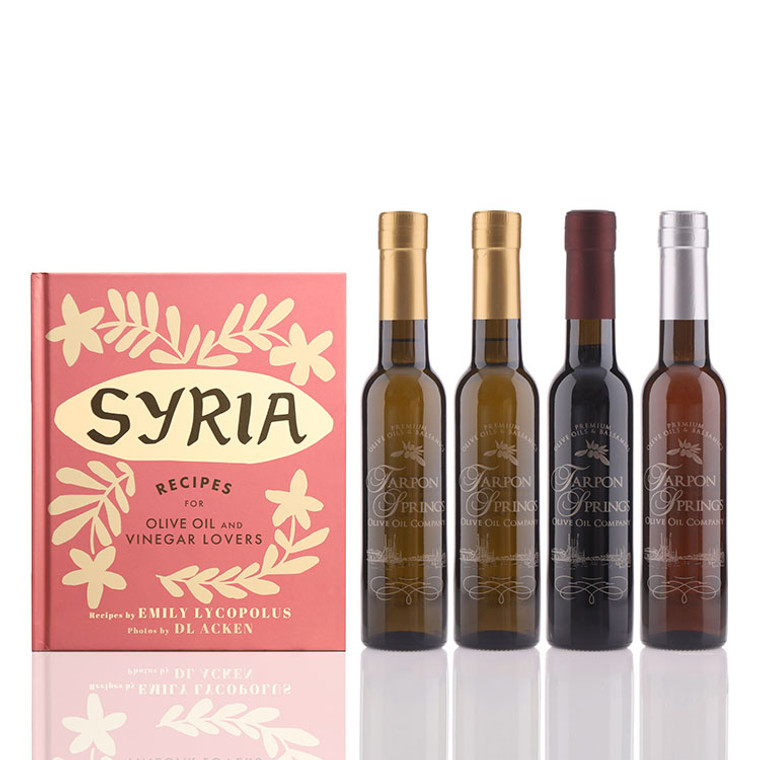 book of recipes for making Syrian dishes using 4 varieties of olive oil