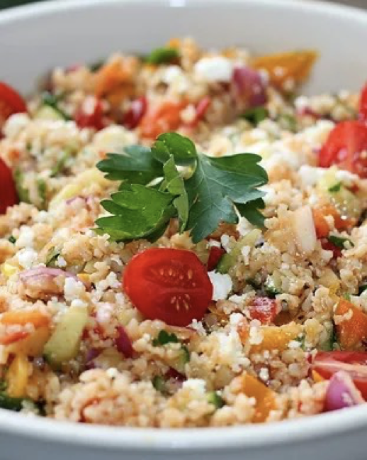 Bulgar Salad w/Mediterranean Vegetables - Tarpon Springs Olive Oil Company