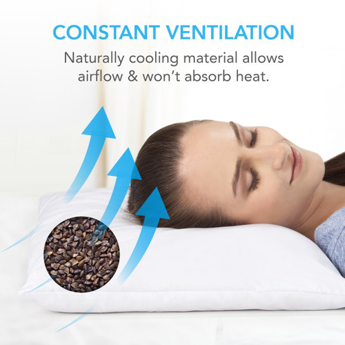 100 Natural Premium Buckwheat Sobakawa Pillow