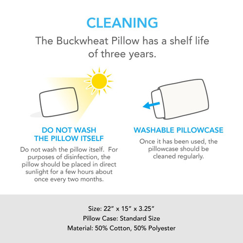 100 Natural Premium Buckwheat Sobakawa Pillow
