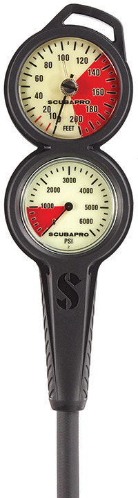 Scubapro 2-Gauge Console, SP Metal PG