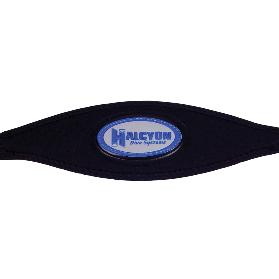 Halcyon logo mask "Slap-Strap" in Blue