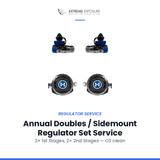 Annual Doubles/Sidemount Regulator Set Service at Extreme Exposure in High Springs, FL