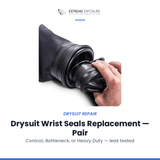 Drysuit Wrist Seals Replacement - Pair (Conical, Bottleneck, or Heavy Duty) at Extreme Exposure in High Springs, FL