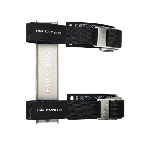 Halcyon Single Tank Adapter (STA), Stainless Steel Channel w/ Straps