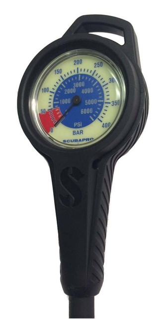 Scubapro Dual Pressure Gauge with Boot/Hose