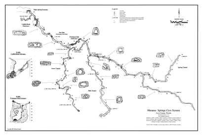 Manatee Springs Map - Old