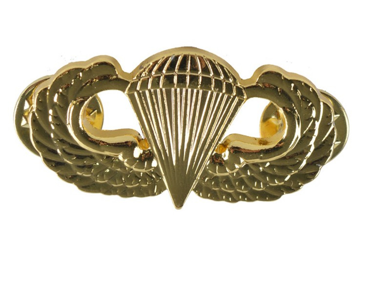 Airborne Basic Jump Wing Badge (1X1) (Gold) - Meach's Military