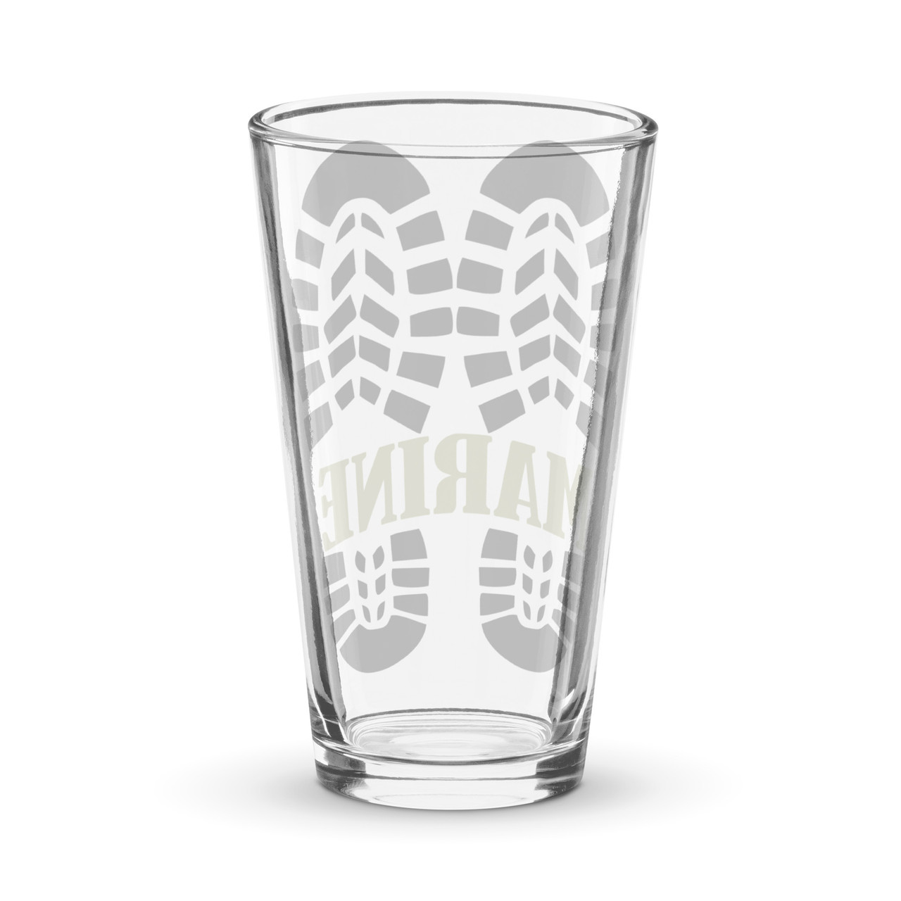 Marine Boots pint glass - Meach's Military Memorabilia & More