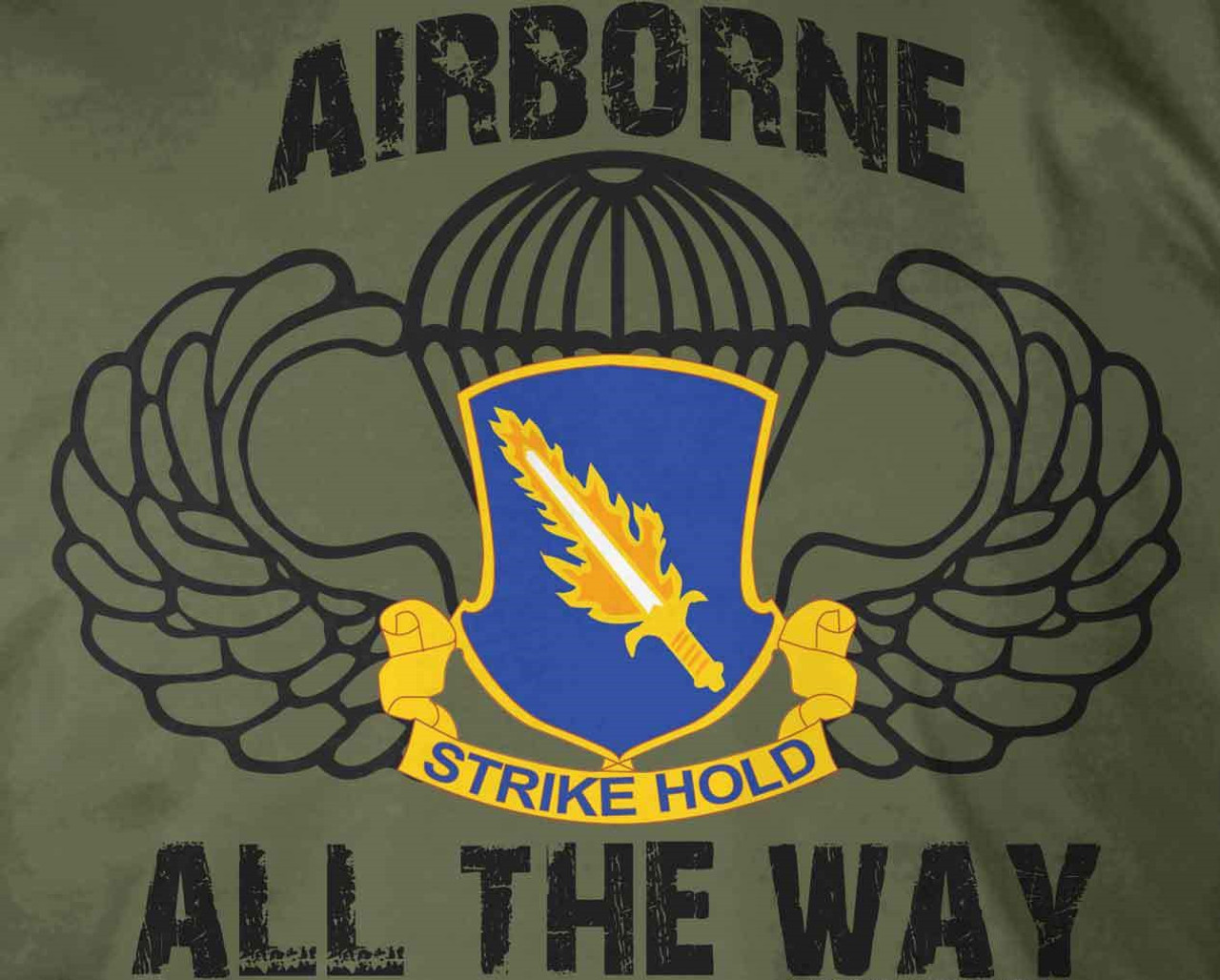504th PIR Airborne All The Way T-Shirt