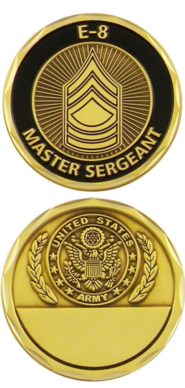 US Army Master Sergeant Challenge Coin - Meach's Military Memorabilia ...