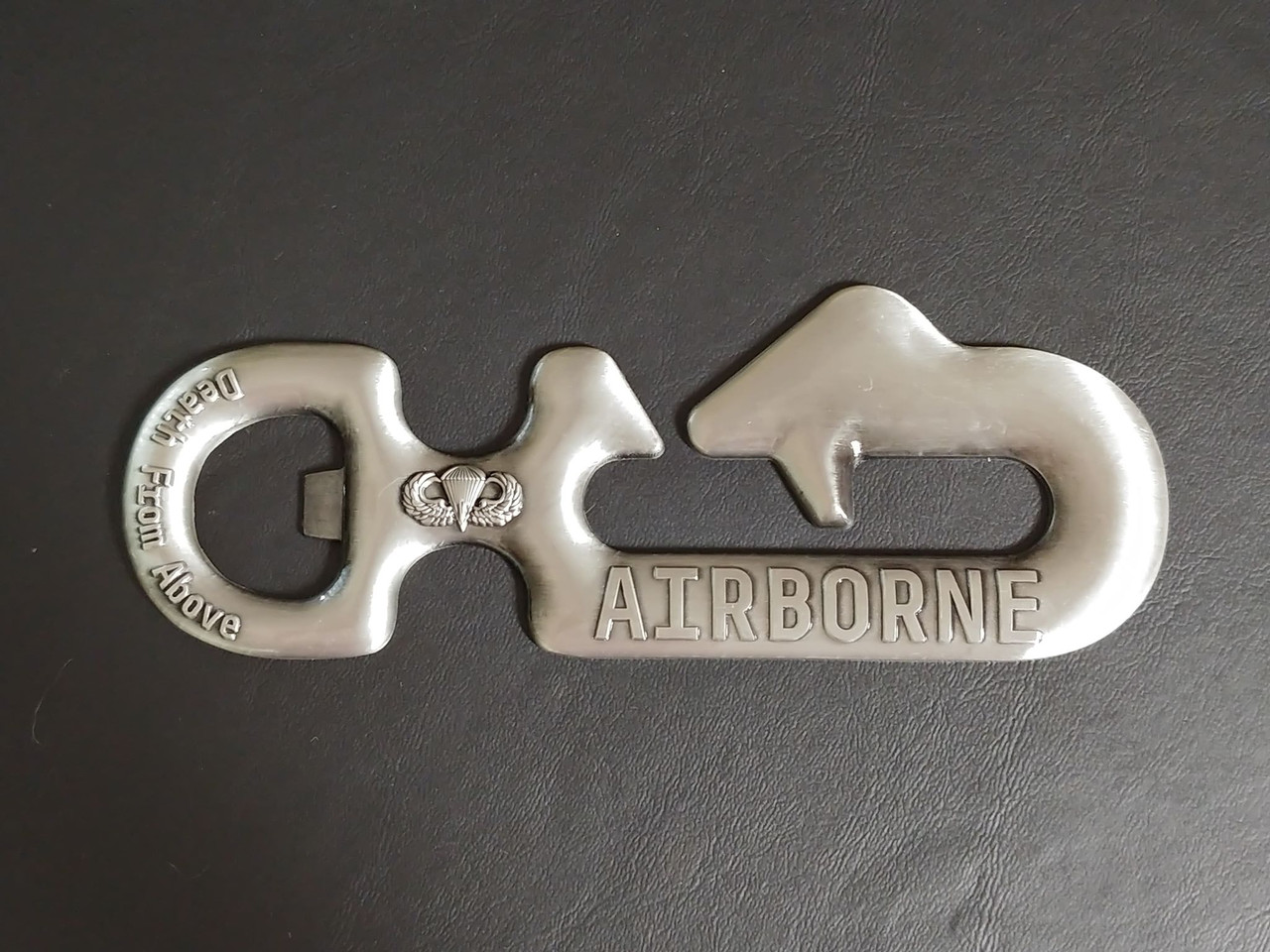 Airborne Stickers - Available now! Static line snap hook bottle